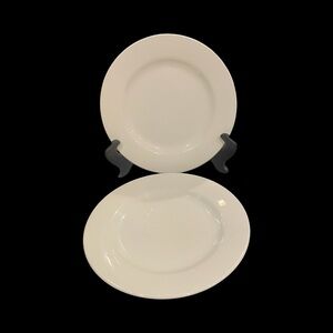 Williams Sonoma Classic White Restaurant Ware Dinner Plates